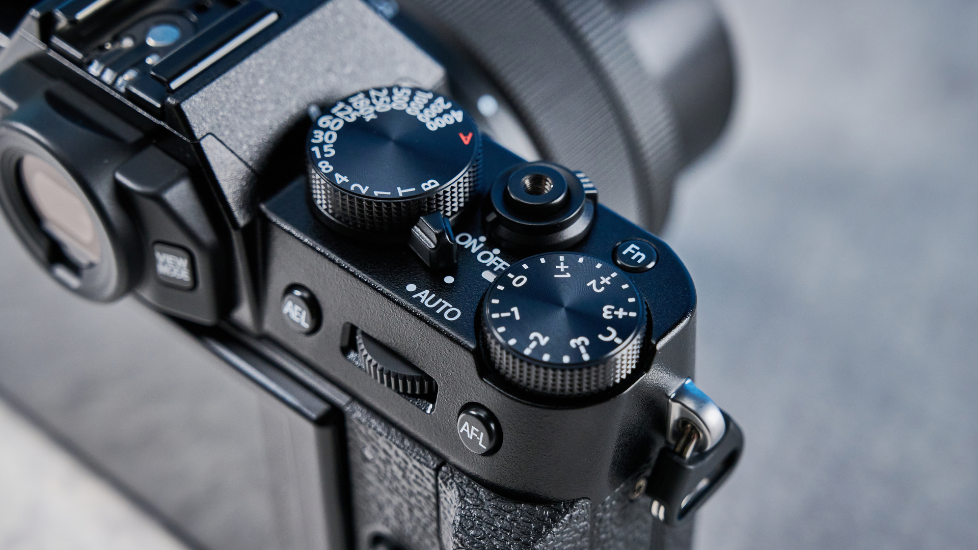 The Fujifilm X-T30 III top dials and buttons