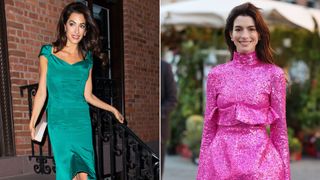 What colour suits me? Amal Clooney and Anne Hathaway