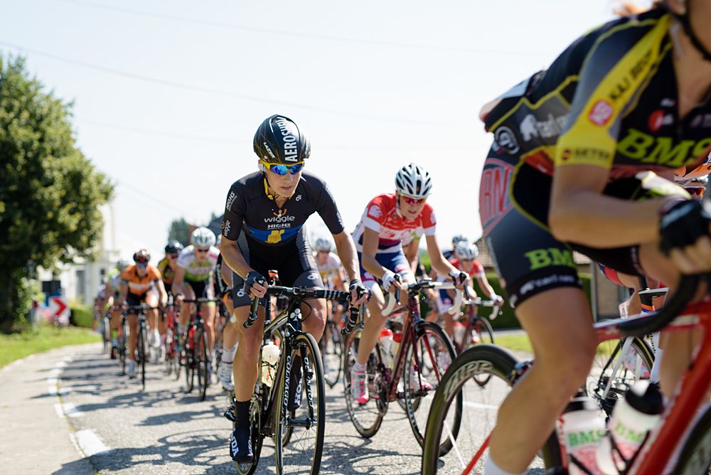 Emma Johansson (Wiggle High5) at the 108 km Stage 2 of the Lotto Belgium Tour 2016 on 8th September 2016