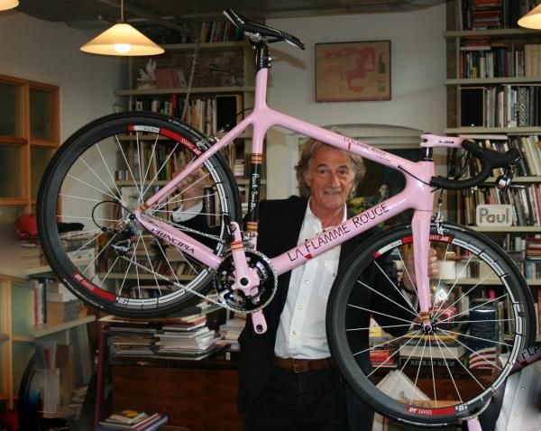 Paul Smith with one of his custom bikes