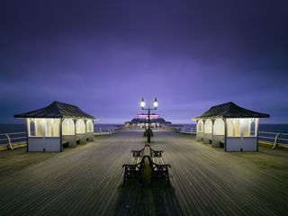 Photo of a pier taken with a Samsung Galaxy Ultra smartphone after editing in Adobe Lightroom Mobile