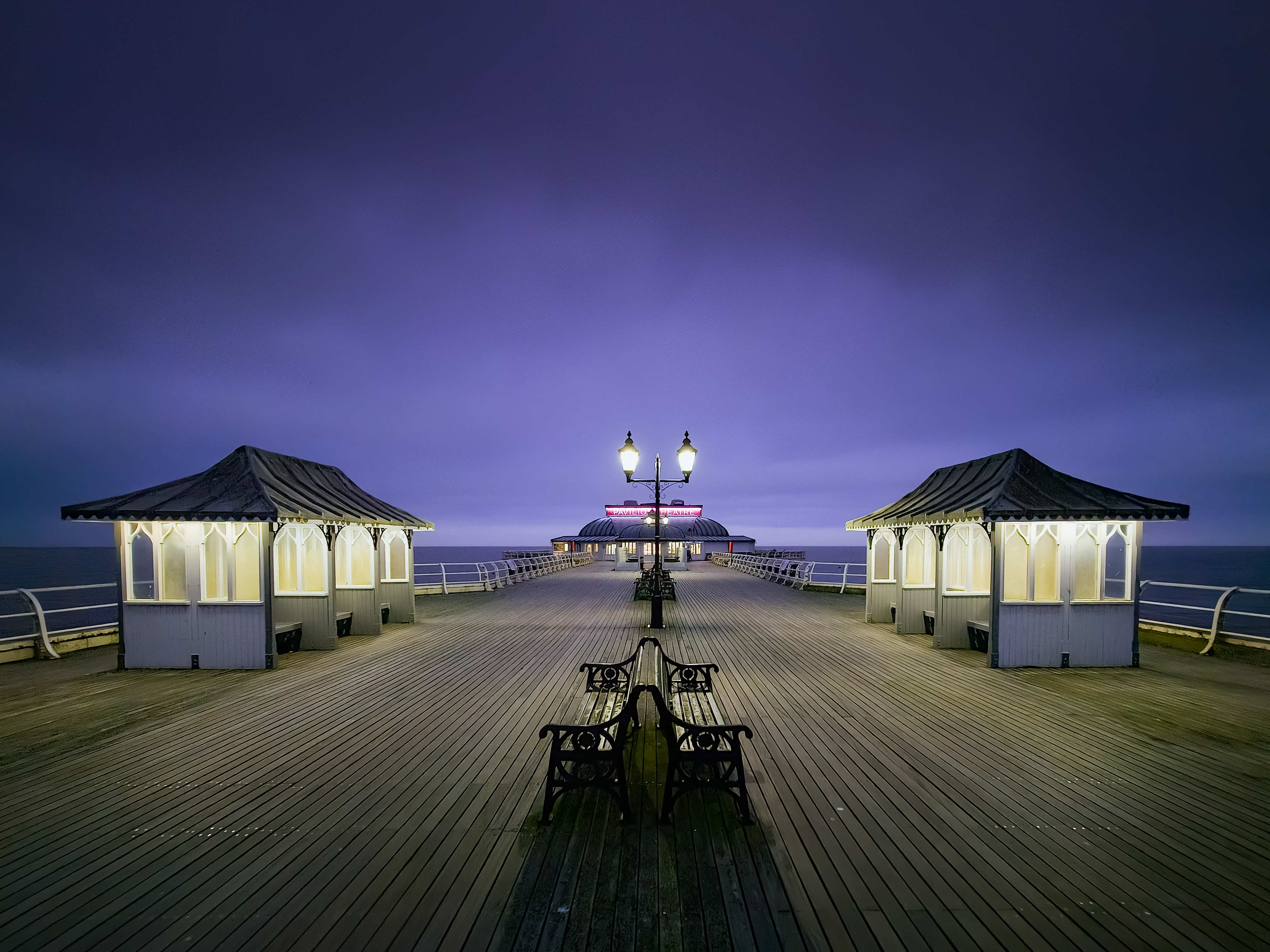 Photo of a pier taken with a Samsung Galaxy Ultra smartphone after editing in Adobe Lightroom Mobile