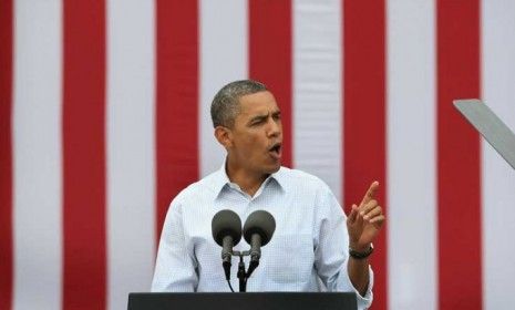 President Obama speaks in Iowa on Aug. 15: A few days later, in New Hampshire, the president charged that Paul Ryan would slash Mitt Romney&amp;#039;s tax rate.