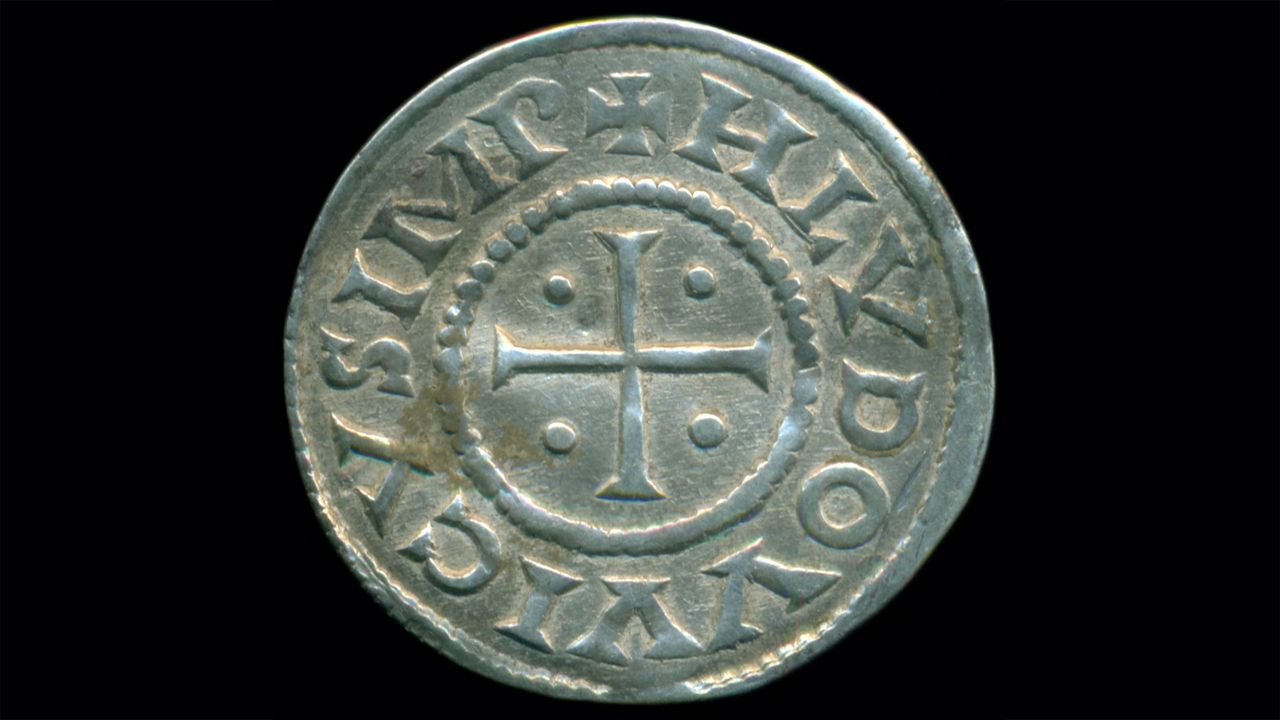 A total of 118 of the Carolingian silver coins, about 1200 years old, were unearthed in a farmer's field near the town of Biskupiec in north-east Poland.