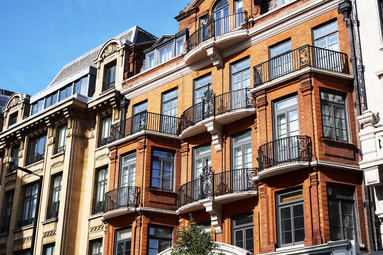 Townhouses in London&#039;s Marylebone district