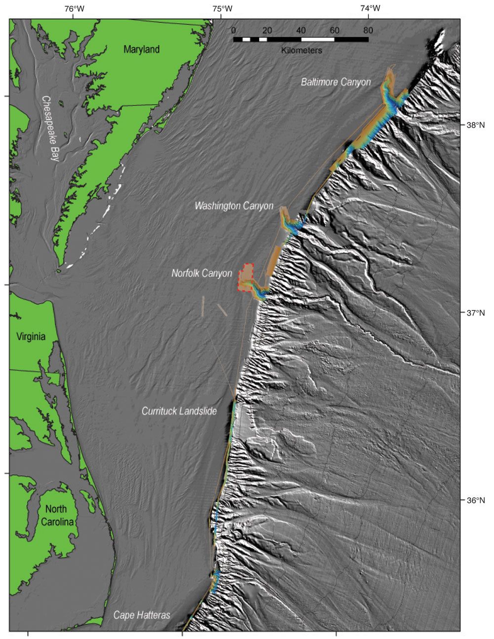 Baltimore Canyon Chart