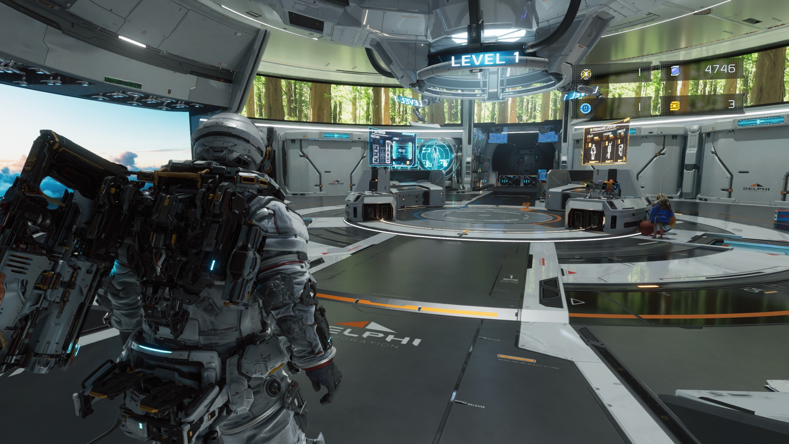 Pragmata path traced image quality example