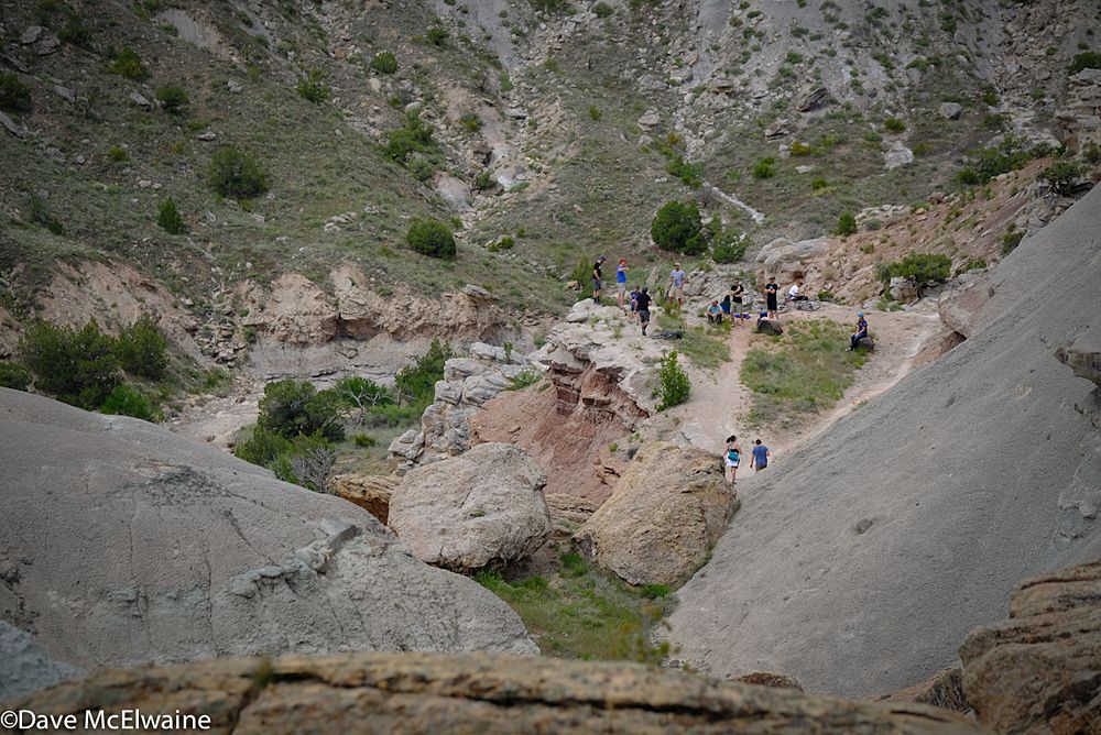 The trail dropping down into Andy&rsquo;s Loop was highly technical