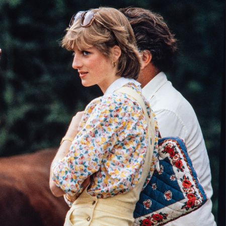 Princess Diana in overalls