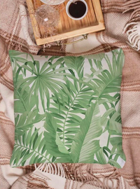 Leaf Print Cushion Cover | $3.00 at Shein