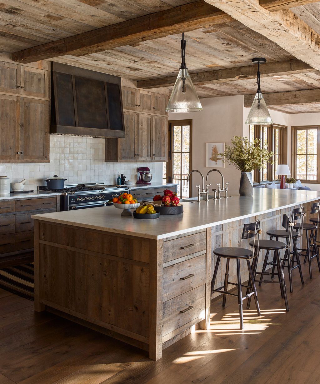 This Montana ski chalet is a masterclass in craftsmanship and ...