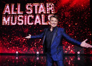 All Star Musicals 2022 presenter John Barrowman on stage 
