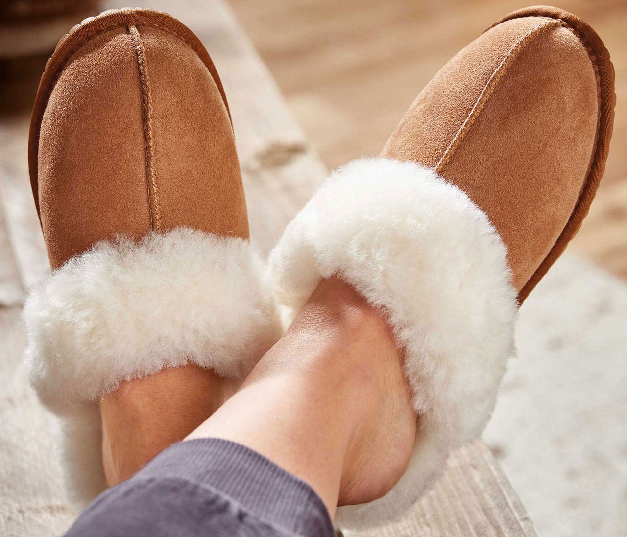 Aldi Ugg slippers dupe