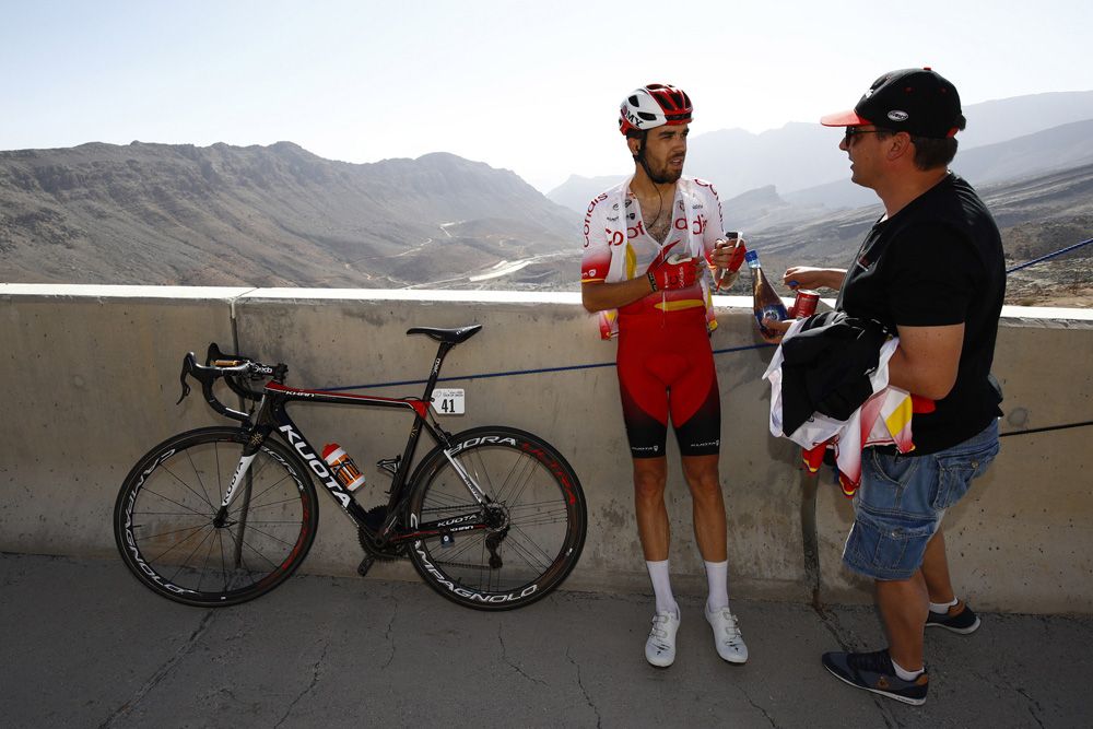Jesus Herrada (Cofidis) was strong on Green Mountain