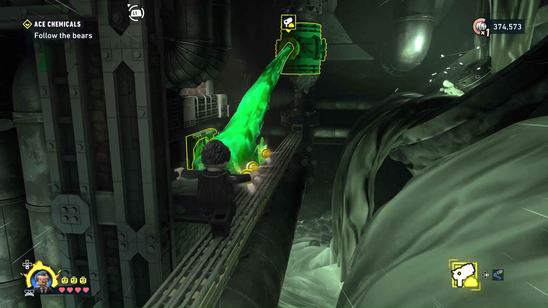 Ace Chemicals collectibles in Lego Batman Legacy of the Dark Knight