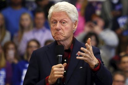 Bill Clinton may be hindering his wife's campaign.