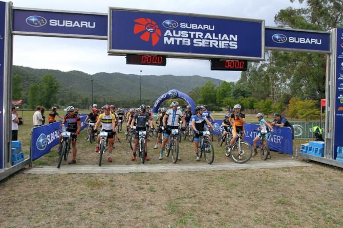 The elite men all ready to go