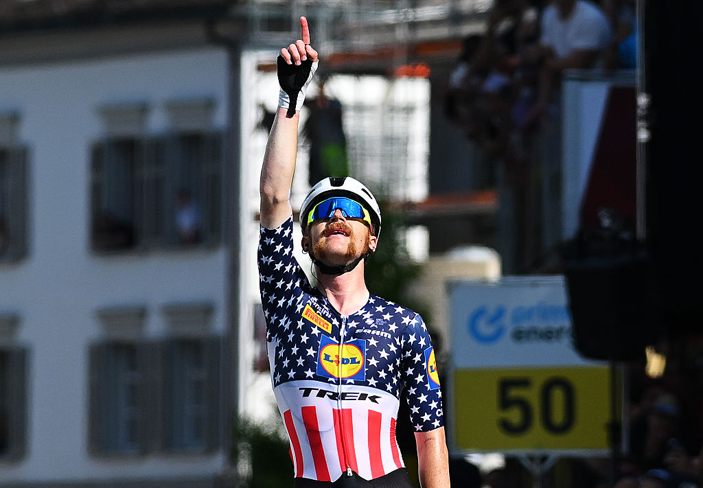 Tour de Suisse: Long-range attack nets Quinn Simmons solo win on stage 3