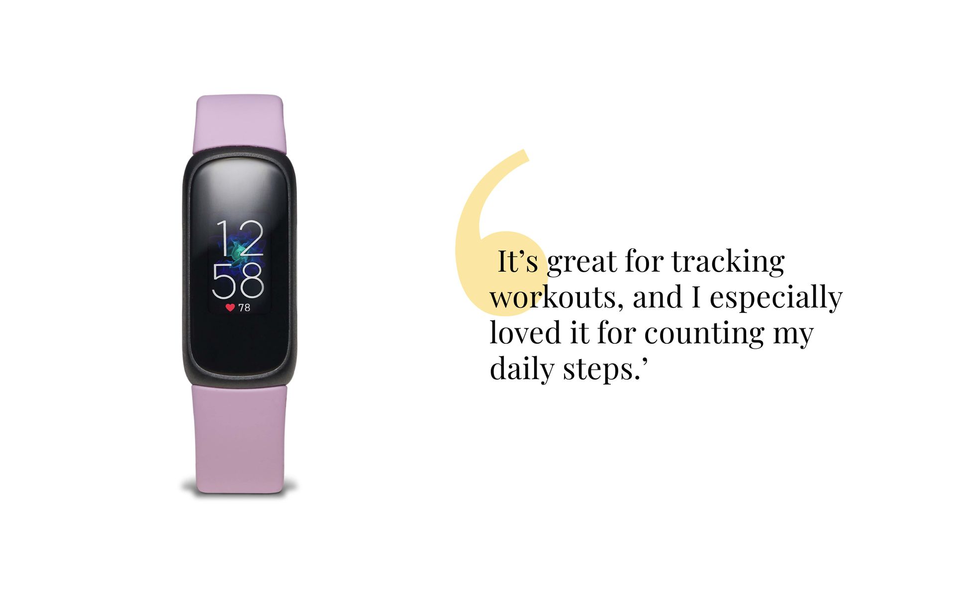 A product shot of the Fitbit Inspire 3, one of the best fitness trackers