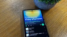 Spotify Daylist on display on Google Pixel 6a