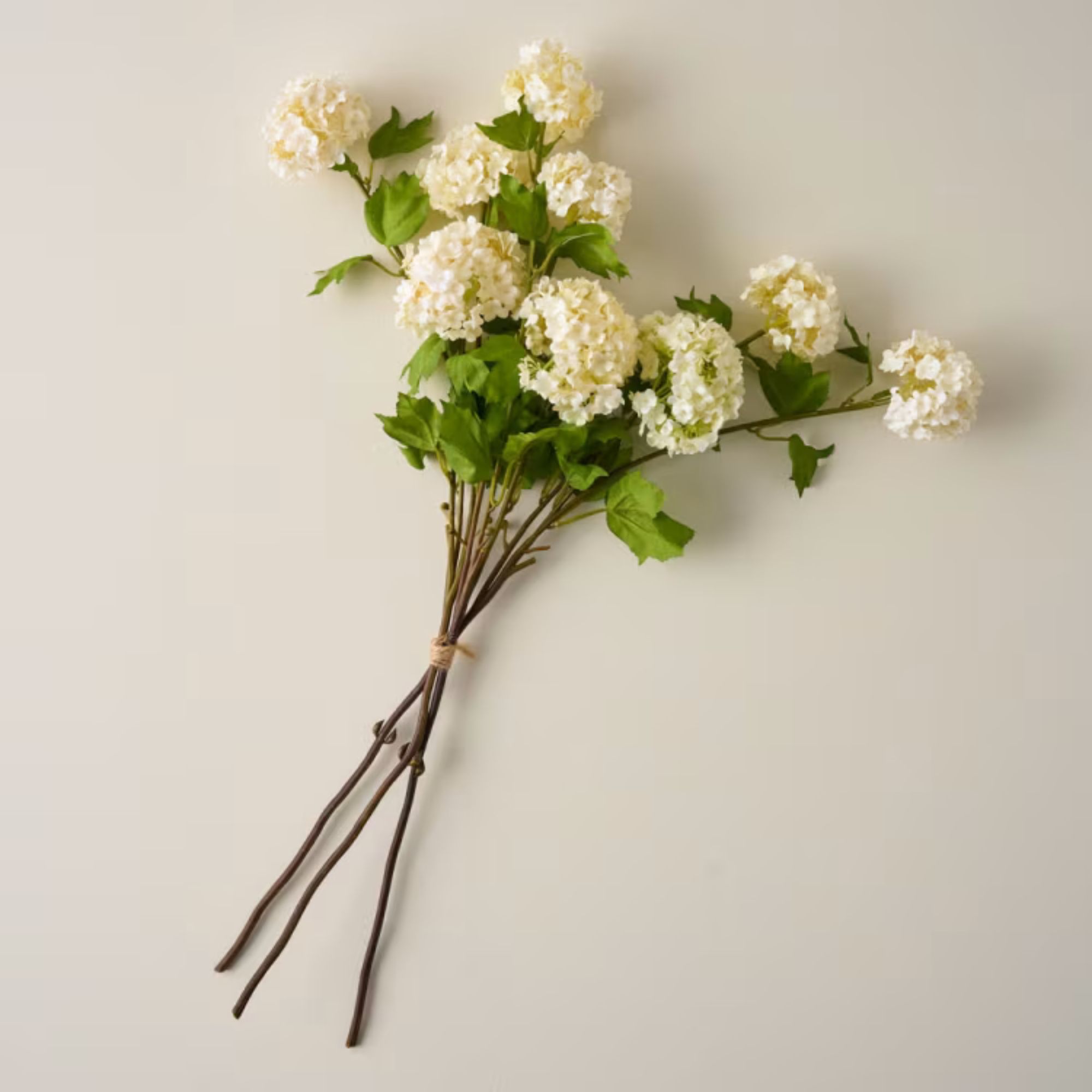 Bunch of faux hydrangeas
