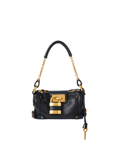 Small Paddington Chain Bag in Grained Leather