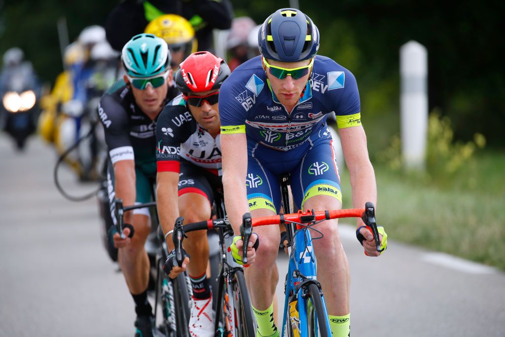 Frederik Backaert (Wanty-Groupe Gobert) in the breakaway