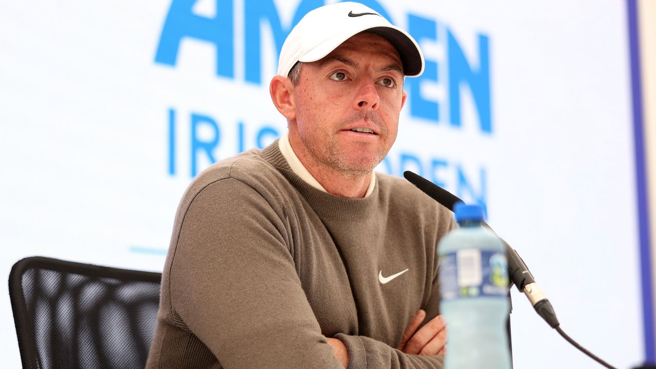 Rory McIlroy at the Irish Open