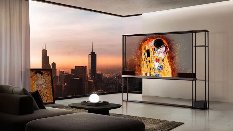 LG Signature transparent TV