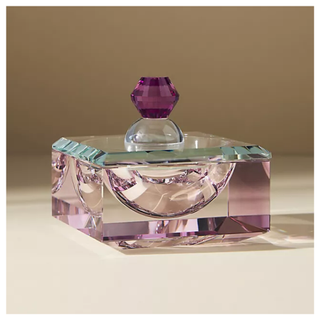 Cut Glass Lidded Trinket Box from Anthropologie