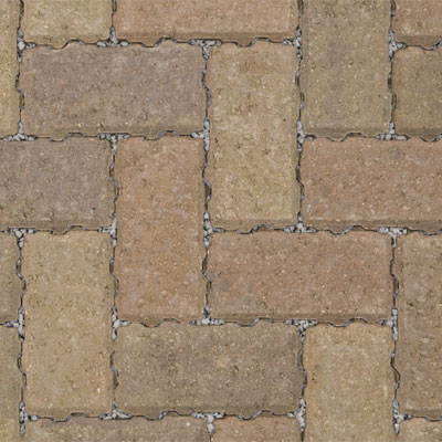 buff permeable block paving