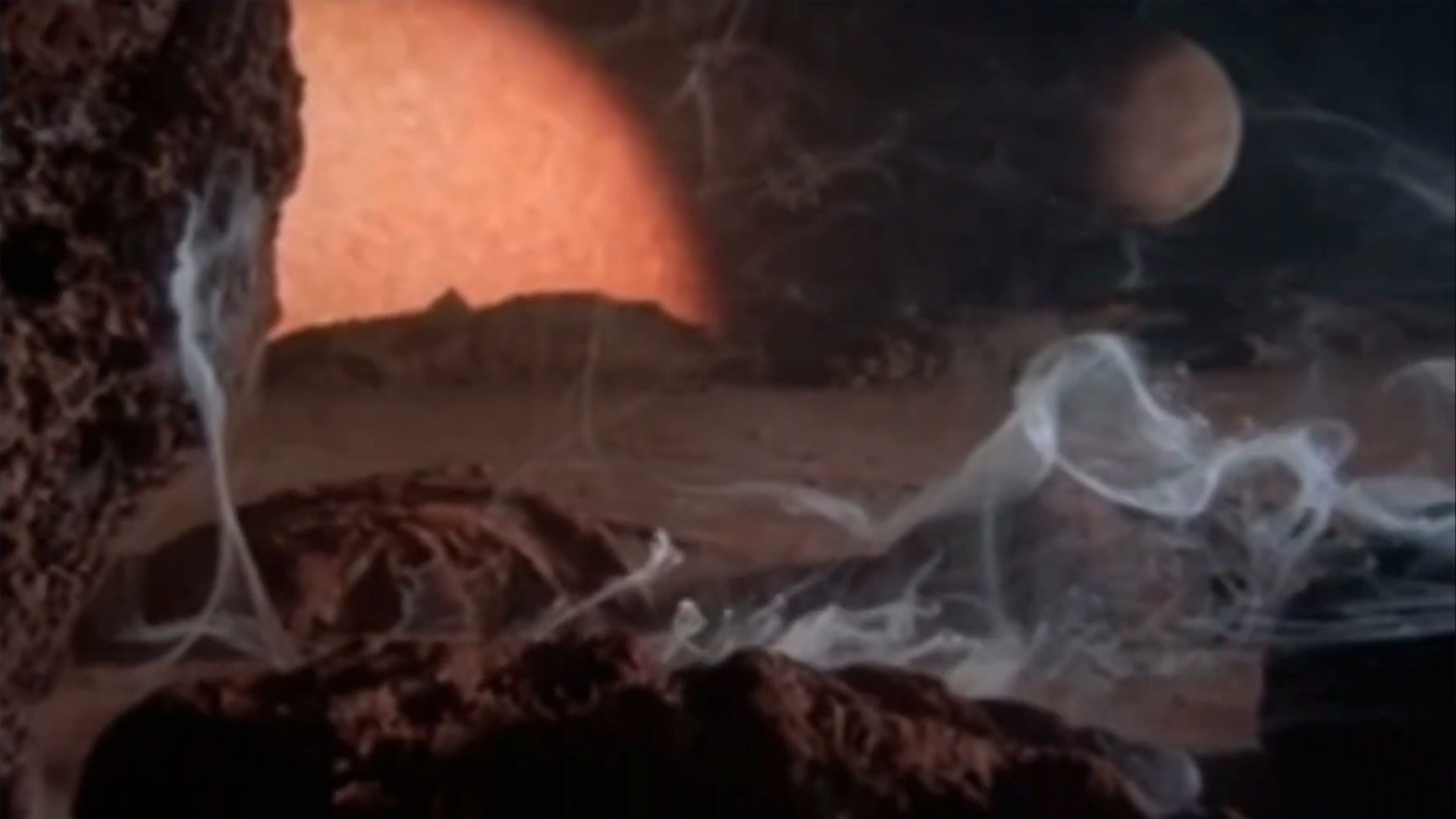 Esporos alienígenas vistos no filme de ficção científica Invasion of the Body Snatchers (1978)