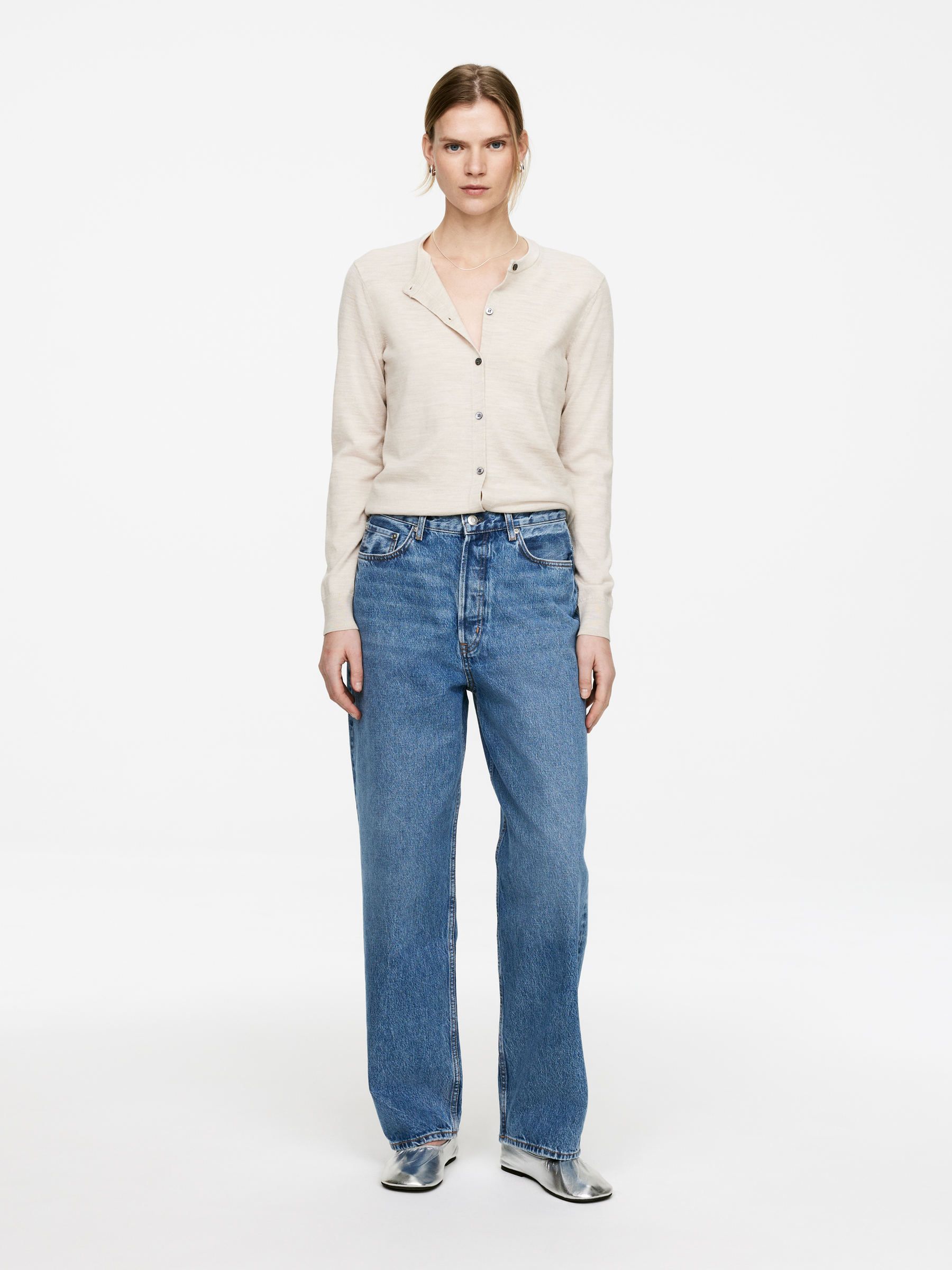 Amber Barrel Jeans – Blue – Women – Arket Gb