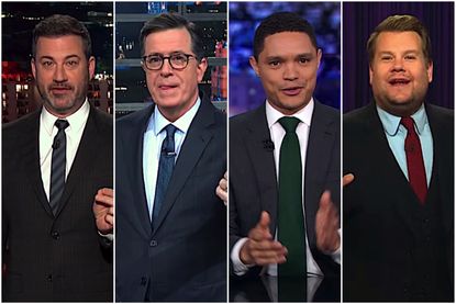 Late night hosts talk Trump snubs