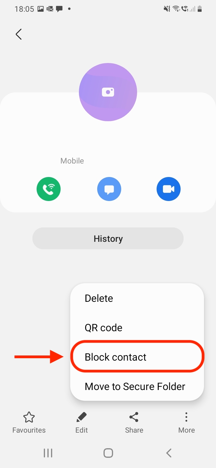 How to block a phone number on Android through Contacts app