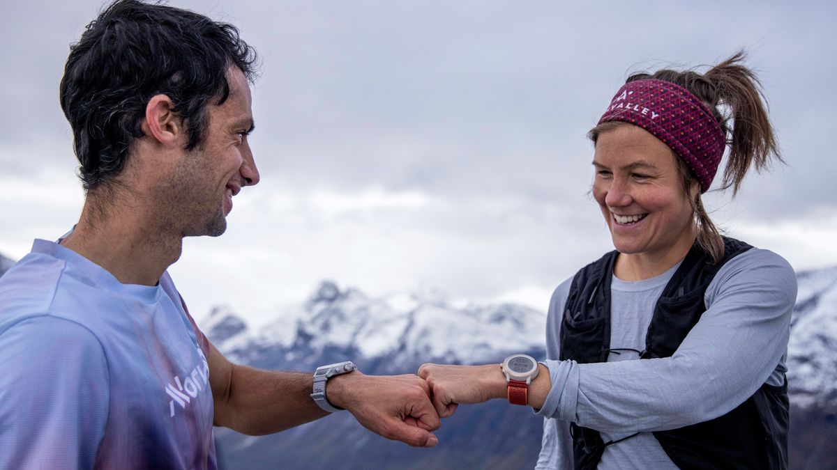 Man and woman wearing Coros Apex 2 and Coros Apex 2 Pro watches