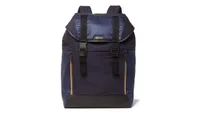 Paul Smith Leather-Trimmed Ripstop and Shell Backpack
