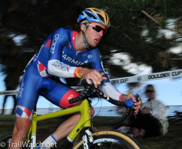 Danny Summerhill (Garmin-Felt) gets off to a good start.