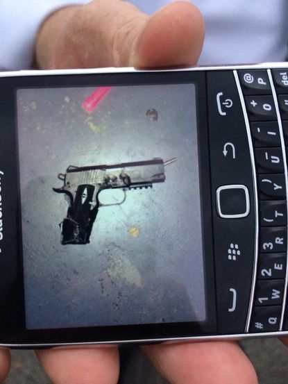 Police say this is the gun used in the Antioch theater shooting.