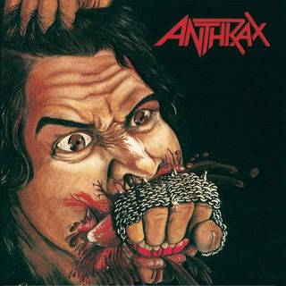 The cover of Anthrax's Fistful of Metal