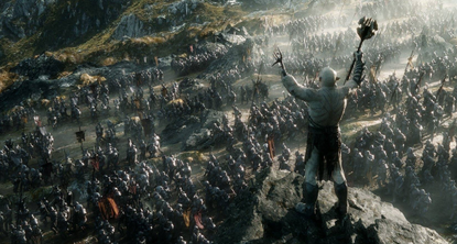 The Hobbit trilogy will end with a 45-minute battle scene