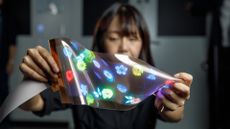 LG Display's new stretchable display.