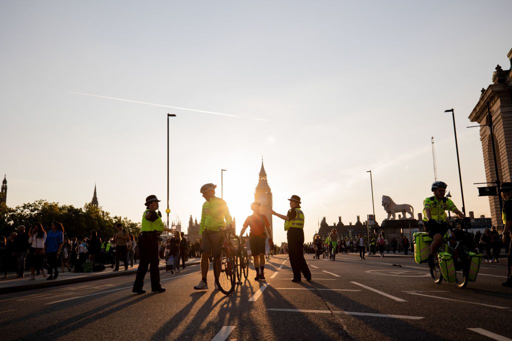 Cyclists in London