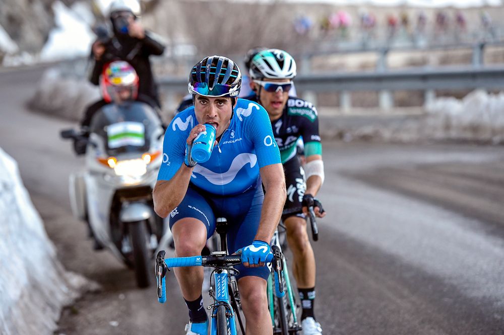 Mikel Landa and Rafal Majka near the end of stage 4 at Tirreno-Adriatico