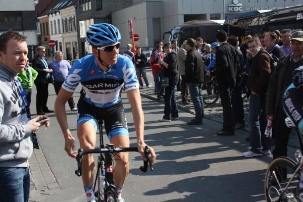 Sep Vanmarcke (Garmin-Barracuda) is a popular figure after his win at Omloop Het Nieuwsblad.
