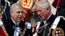 Prince Andrew (left) and King Charles (right)