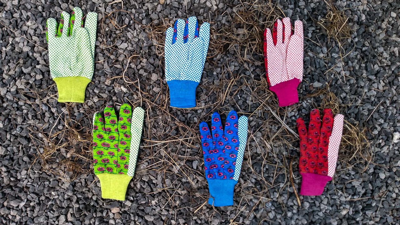 G+F 3-pack Women Soft Jersey Garden Gloves