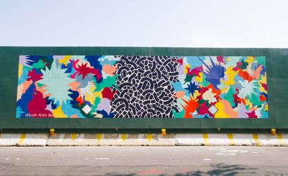 Mural piece by Hisham Akira Bharoocha