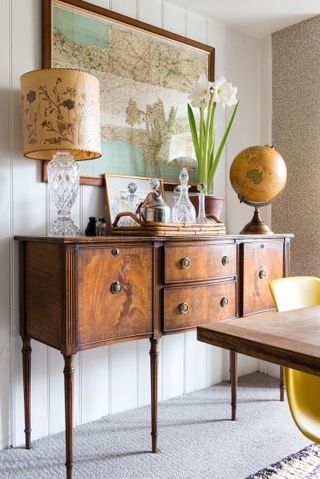 Vintage cottage sideboard