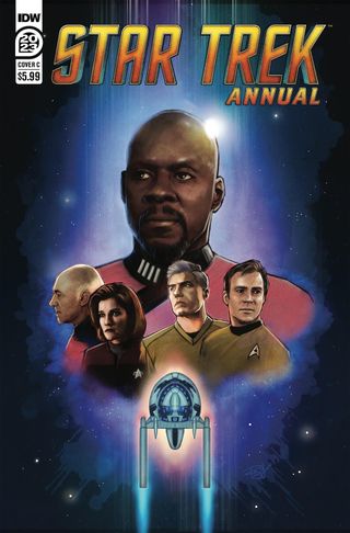 Cover variant for IDW Publishing's "Star Trek Annual 2023."